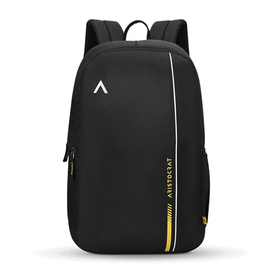 Aristocrat 25L Nova Laptop Backpack - Black/School bag